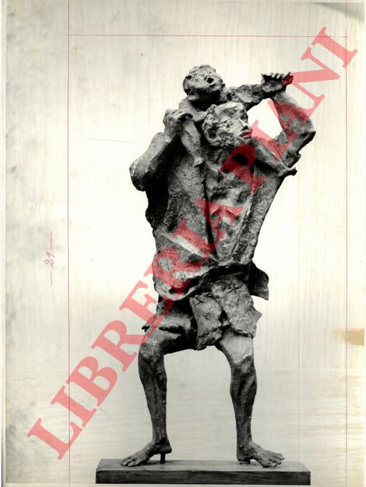 Bo BOUSTEDT, Kungalv Sweden - MINGUZZI Luciano - - Particolare di sculture per-della V porta del Duomo di Milano (Uomo con bambino in spalla, di Luciano Minguzzi).