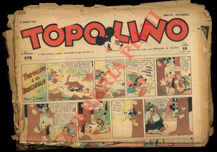 - - Topolino. Settimanale.