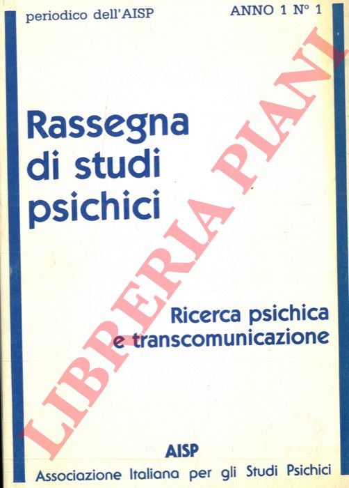 - - Rassegna di studi psichici. Ricerca psichica e transcomunicazione.