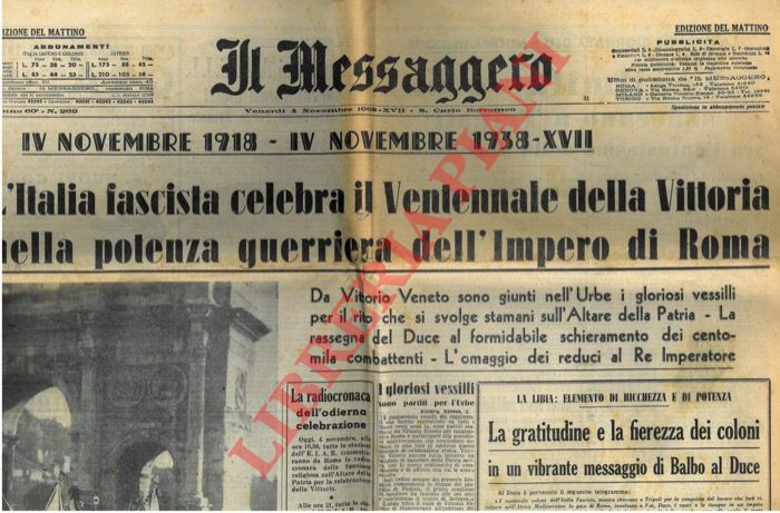 - - Ventennale della Vittoria.