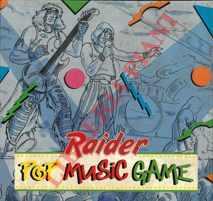 - - Raider Pop Music Game. Gioco da tavolo. Carte  