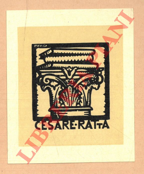 Pavone Grotta I. - - CESARE RATTA.