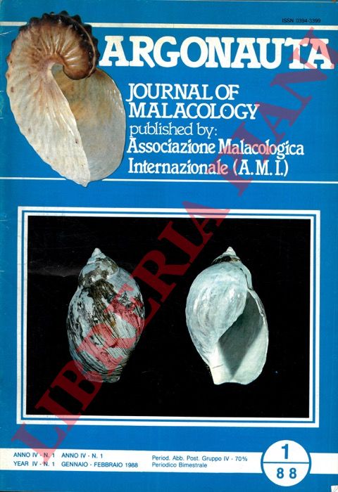 - - Argonauta. Journal of malacology. Associazione Malacologica Italiana (AMI).