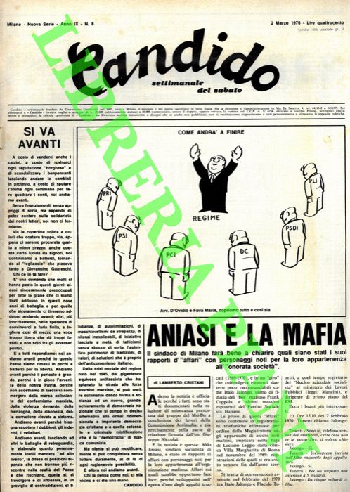 - - Candido. Settimanale del sabato. 1976.