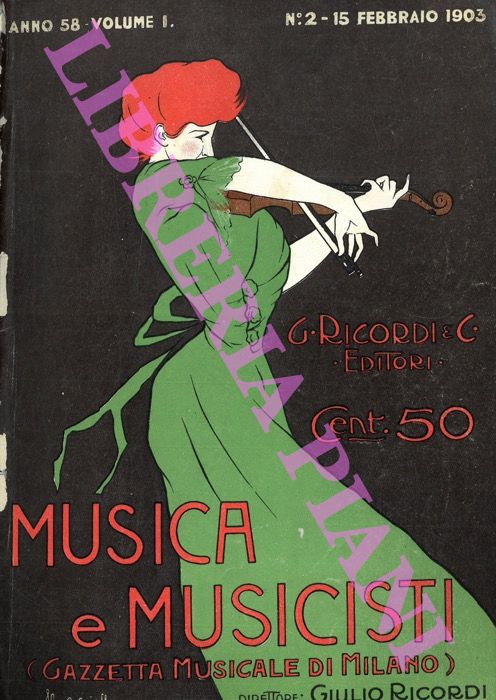 CAPPIELLO L(eonetto) - - Copertina litografica originale.