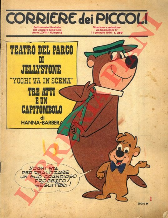 HANNA - BARBERA - - Teatro del Parco di Yellowstone 