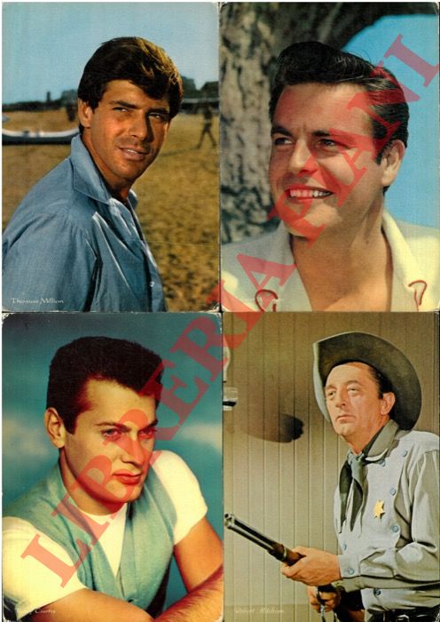 - - Gary Cooper - Tony Curtis - William Holden - Lack Lemmon -  - Robert Mitchum - Thomas Milian - Robert Wagner.