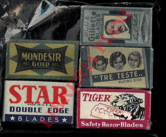 Blue Gillette Blades (10) - Star Double Edge (5) - Mondesir Gold (10) - Tiger (10) - 