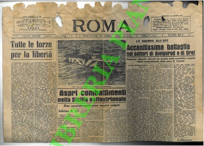 CROCE Benedetto - - Tutte le forze per la libert.