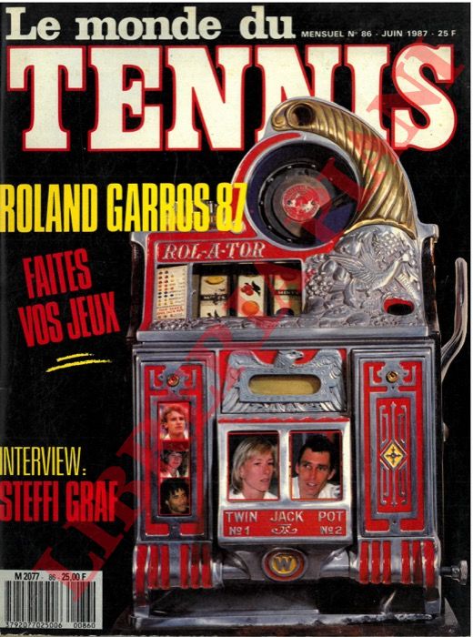 - - Le monde du tennis. Roland Garros 87.