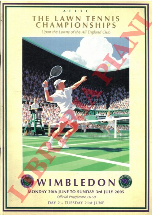  - Wimbledon 2005. The lawn tennis championships.