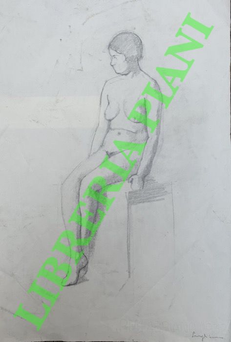 - - Nudo di donna seduta.