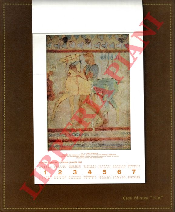 Casa Editrice I.C.A. - - Calendario settimanale artistico 1968.