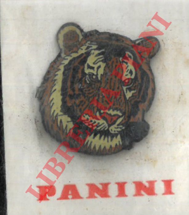 Panini - - Testa di tigre, da occhiello.