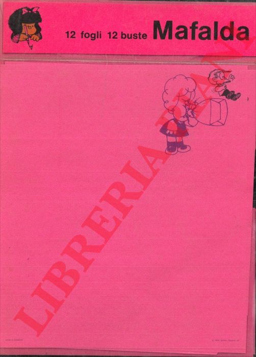 - - Mafalda, 12 fogli 12 buste.