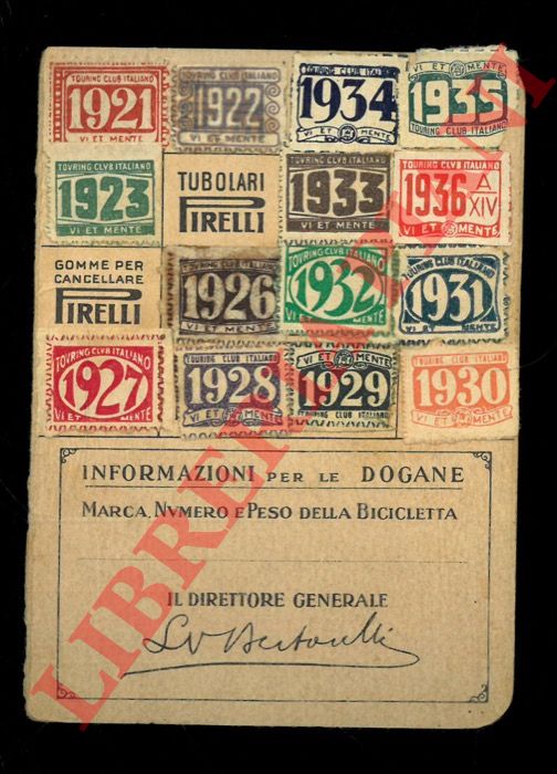 Touring Club Italiano - - SPA Automobili. Torino.
