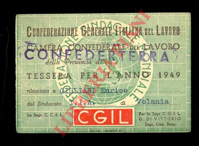 CGIL - - Del 1949.