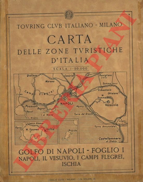TCI - - Golfo di Napoli. Foglio I. Napoli, il Vesuvio, i Campi Flegrei, Ischia. 