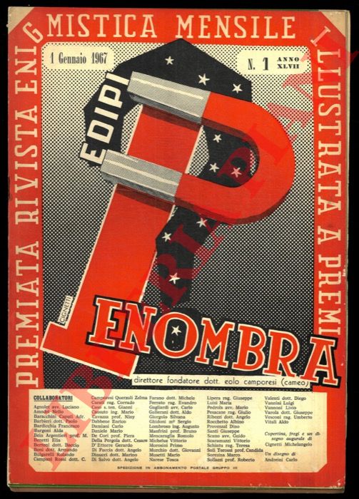 - - Penombra. 1967. Premiata rivista enigmistica mensile illustrata.