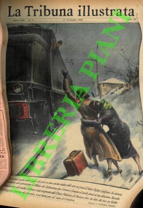 PISANI Vittorio - - Una donna assalita dalle doglie del parto in una cascina isolata dalla neve nei pressi di Santo Stefano Lodigiano, ha ottenuto, per telefono, dal capostazione di Milano che l'elettrotreno per Livorno si fermasse al casello presso la sua abitazione. Raccolta dal treno assieme alla sorella, la donna  stata trasportata alla Clinica Pediatrica di Piacenza dove ha dato alla luce un bimbo che, in omaggio al patrono dei ferrovieri, verr battezzato col nome di Cristoforo.