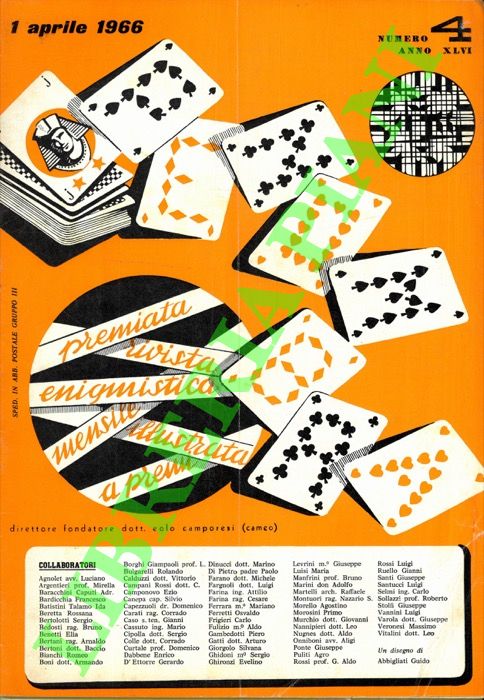 - - Penombra. 1966. Premiata rivista enigmistica mensile illustrata.