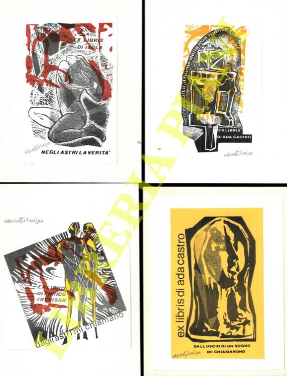 (MATTAROZZI Mirella) - Gli ex libris dei vincitori assoluti del Concorso Nazionale ....