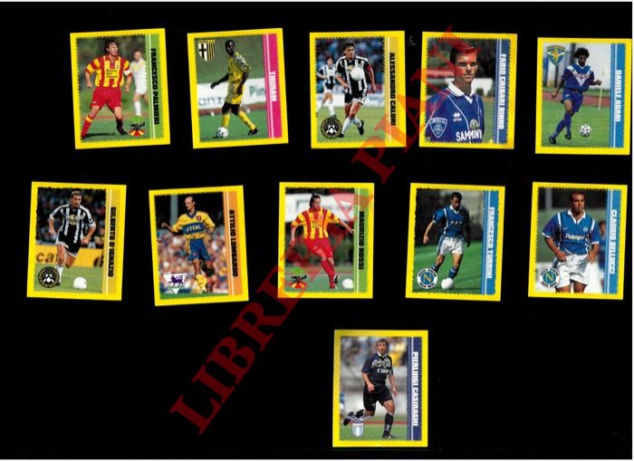 - - Calimero, Kick off Merlin's, Panini calciatori, hockey, uomini illustri, basket ball, Collector's choice, Beyblade, Sidam, Conad, Bakugan, Mira Lanza, Moretto, ecc. ecc.