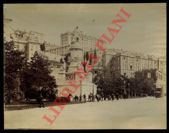 A. Noack. Genova - - Genova. Monumento C. Colombo.