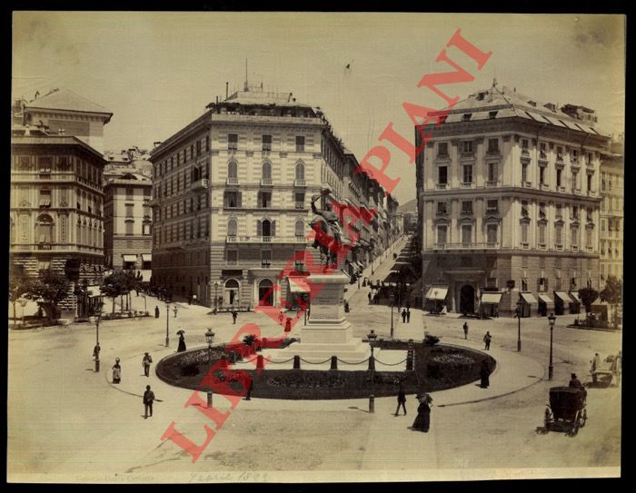 A. Noack. Genova - - Genova. Piazza Corvetto.