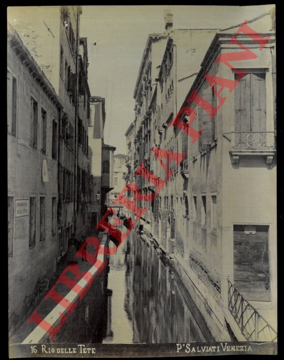 P(aolo) Salviati. Venezia - - Rio delle Tete.