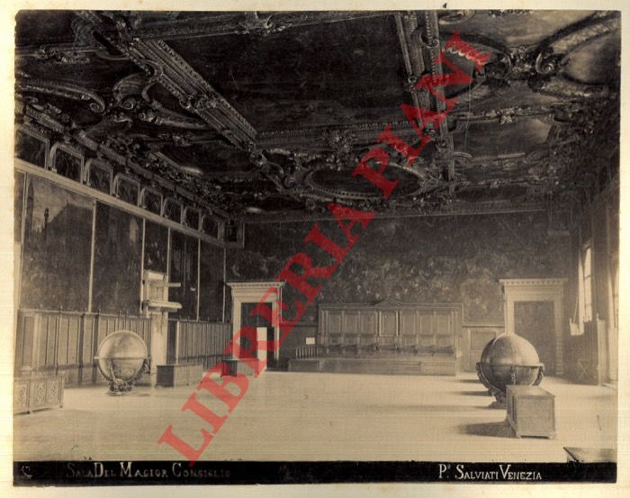 P(aolo) Salviati. Venezia - - Venezia. Sala del Magior Consiglio. =  Scala d'oro.