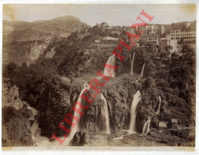 Anderson - - Tivoli. Veduta generale delle Cascate.