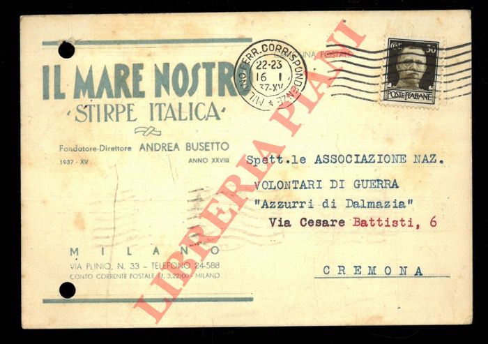 - - Il Mare Nostro. Stirpe italica.