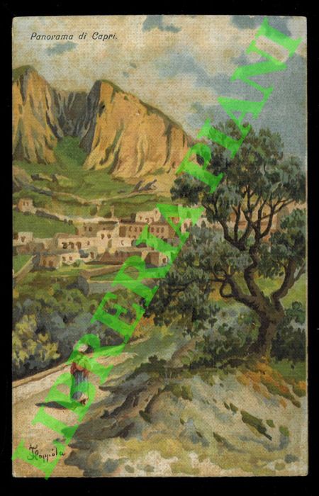 Roberto Zedda. Napoli - - Panorama di Capri. (F. Coppola, dipinto)