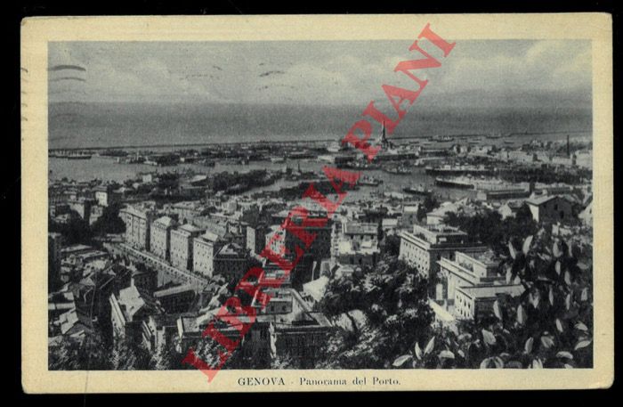 - - Genova. Panorama del Porto.