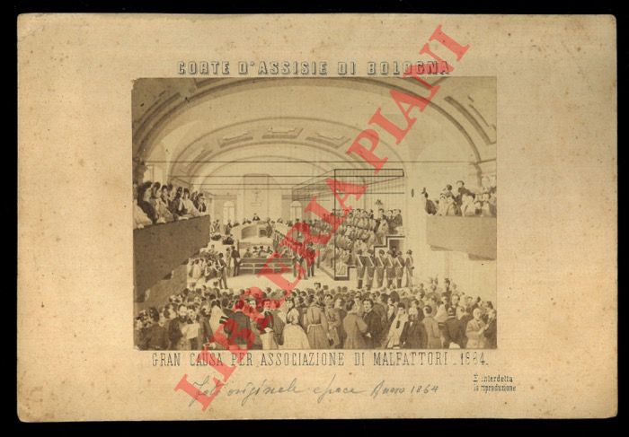 - - Corte d'Assise di Bologna. Gran Causa per Associazione di Malfattori 1884.