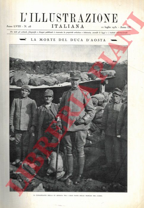 - - La morte del Duca d'Aosta.