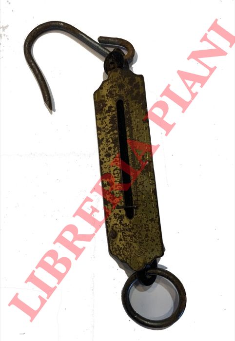 - - Pocket balance vintage - Bilancia portatile con gancio.