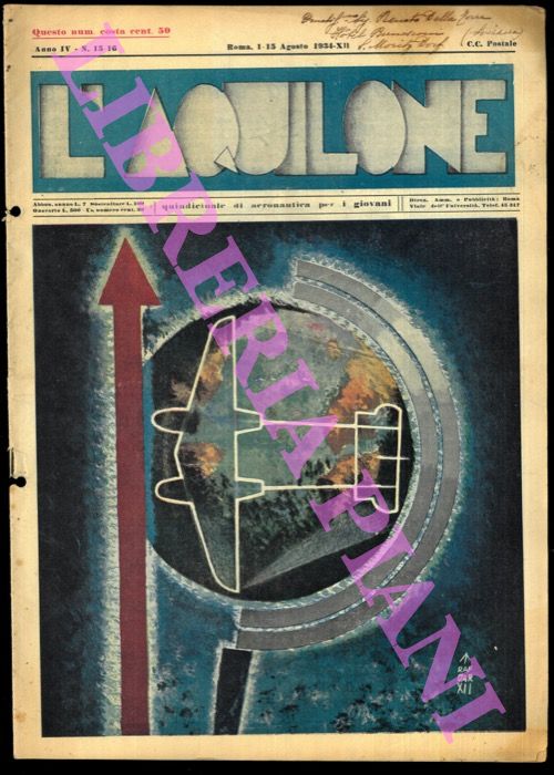 - - L'Aquilone, quindicinale di aeronautica per i giovani.