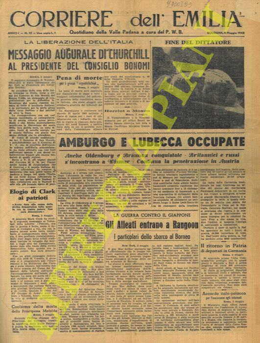 - - Ecatombe di tedeschi nella battaglia di Berlino.