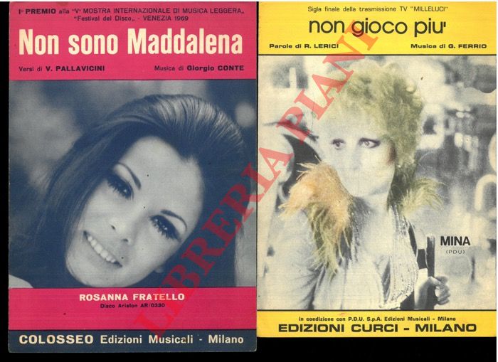 Mina - - Non gioco pi - Soli - Non sono Maddalena .