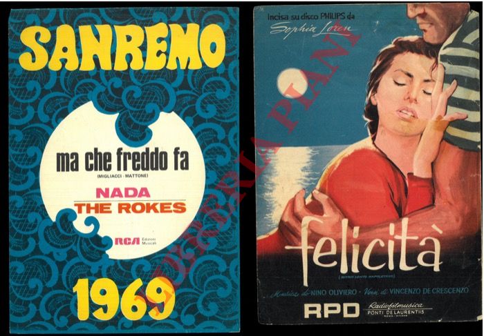 - - Domenica  sempre domenica - Que ser, ser - Buongiorno tristezza - Semo gente de borgata - Sono una donna non sono una santa - Ma che freddo fa - Come te non c' nessuno - Via dei ciclamini - Sandokan - L'arca di No - L'amore  una cosa meravigliosa - Luci della ribalta di Chaplin - Mes mains e altre 30 (trenta),