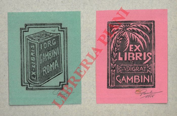 - - Ex libris : GAMBINI Jorg -