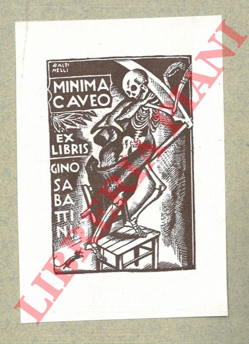 - - Ex libris : BALDINELLI Armando -