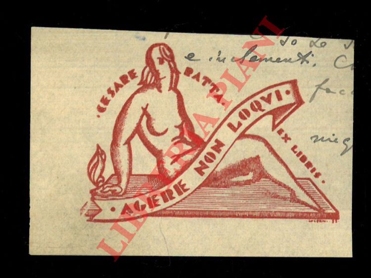- - Ex libris : RATTA Cesare -