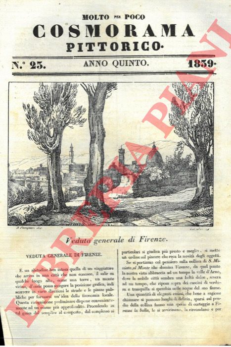 - - Veduta generale di Firenze.