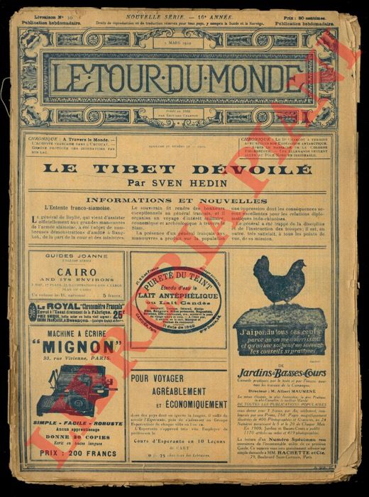 - - Le tour du monde. Publication hebdomadaire.