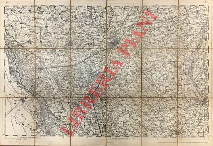 ARTARIA - - Lombardia 1841. Milano. (da Cuggiono/Inzago a Nord a Bereguardo/Lodi a Sud). Rara.