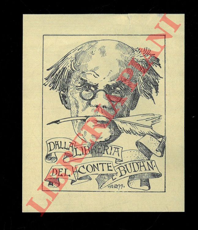 MEYER E.L. - - Un foglietto tipografico, cm. 9 x 8 