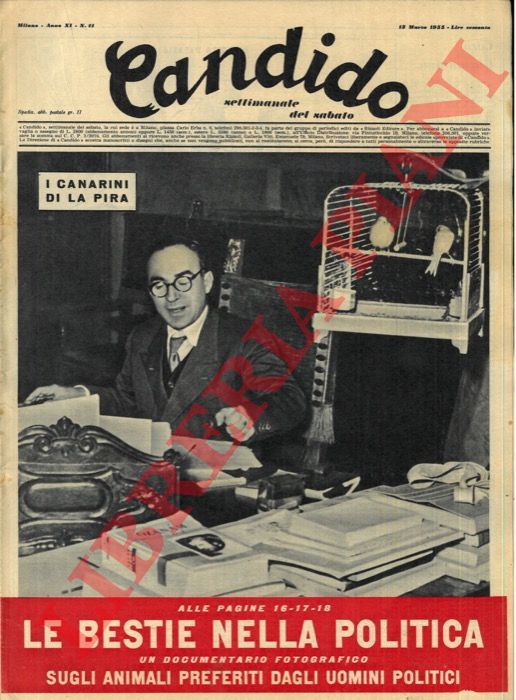 Guareschi - - Candido. Settimanale del sabato. 1955.